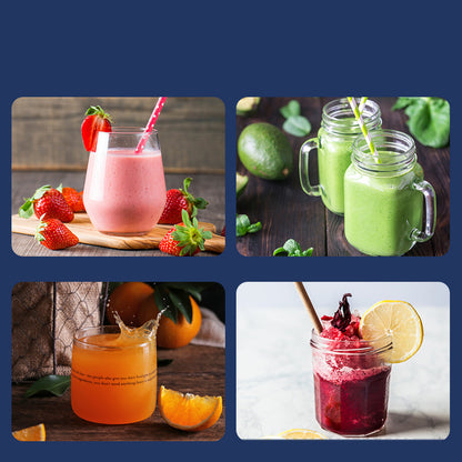 Portable electric blender 6 blades