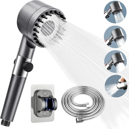 3-Mode High Pressure Shower Head with Filter