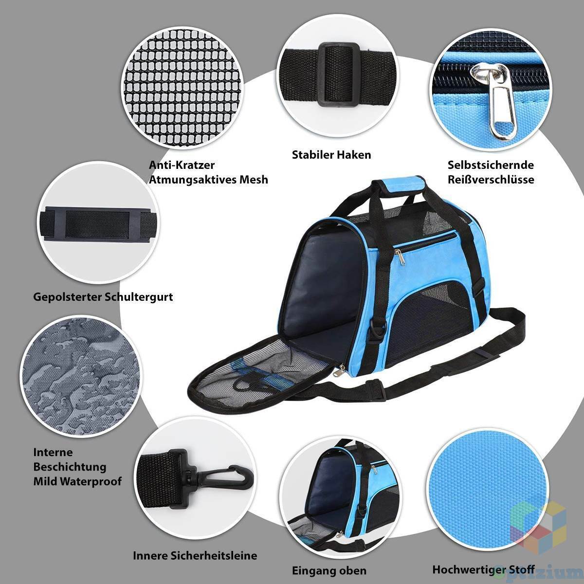 Pet Carrier Bag – Foldable Travel Box for Cats & Small Dogs