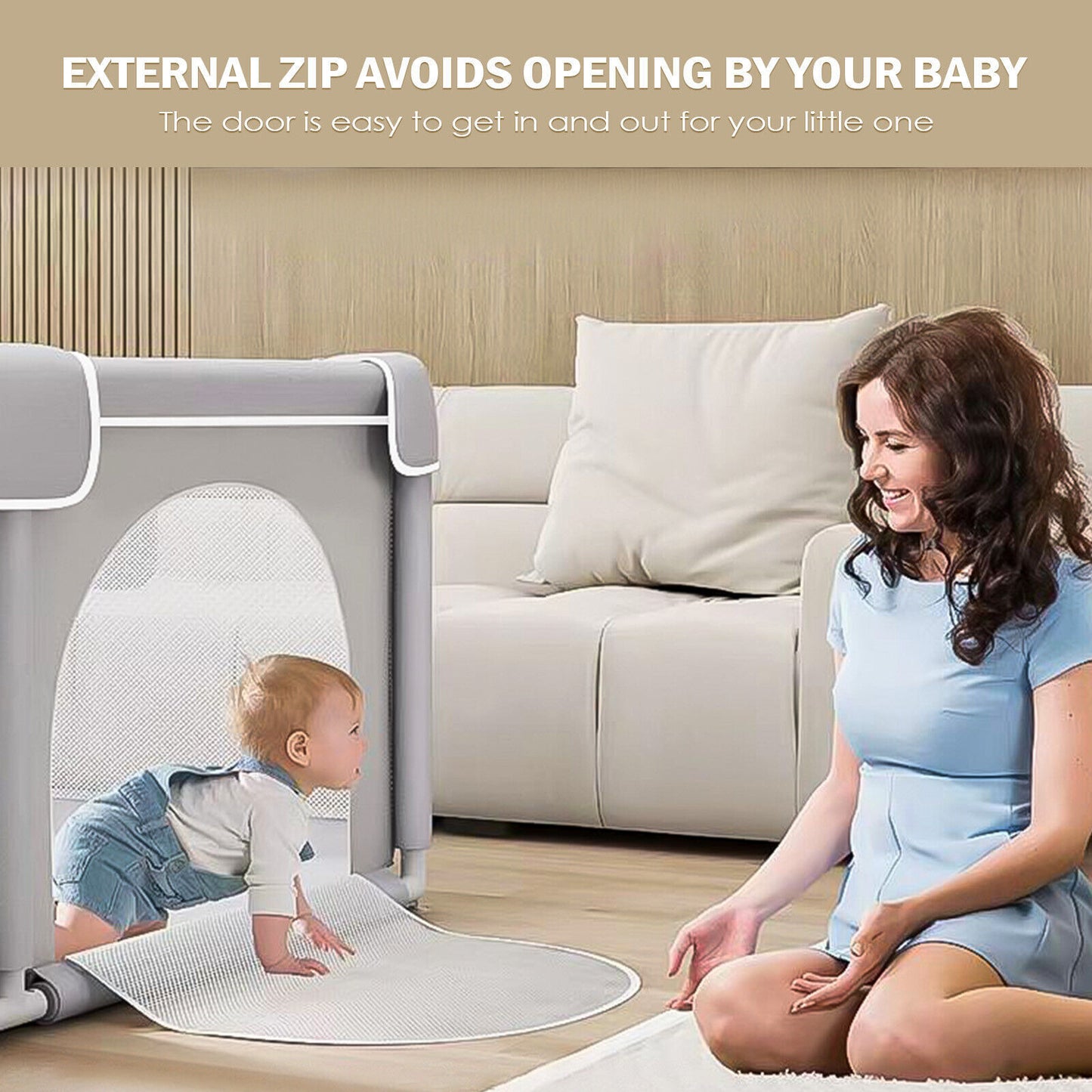 Baby Playpen with Mat – Indoor & Outdoor