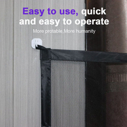 Safety Mesh Gate – Portable Dog & Cat Barrier