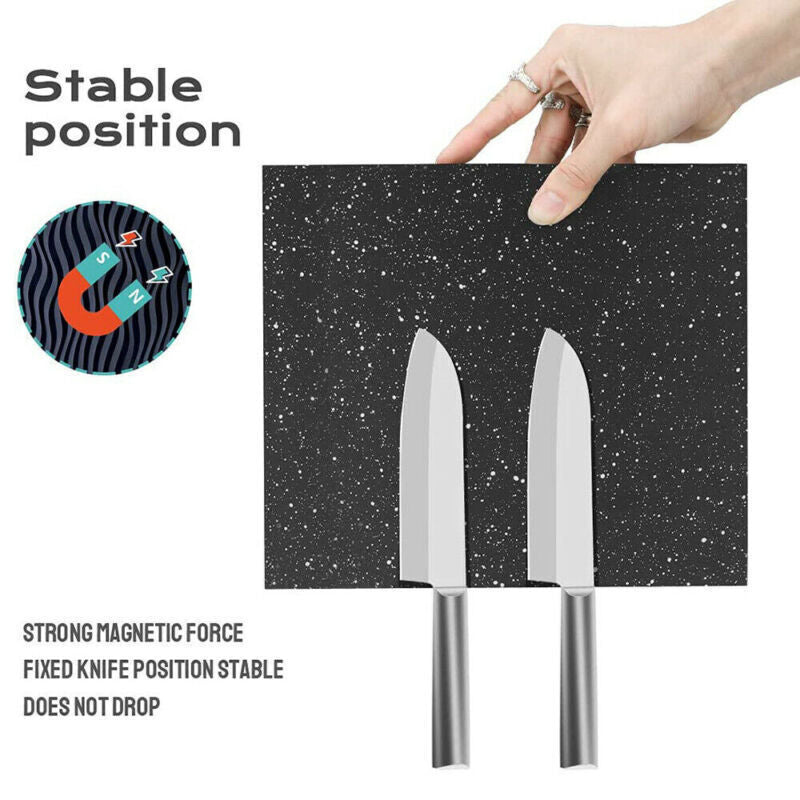 Magnetic Knife Holder Block – Kitchen Organiser