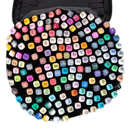 168-Color Dual Tip Art Markers Set – Premium Drawing Pens