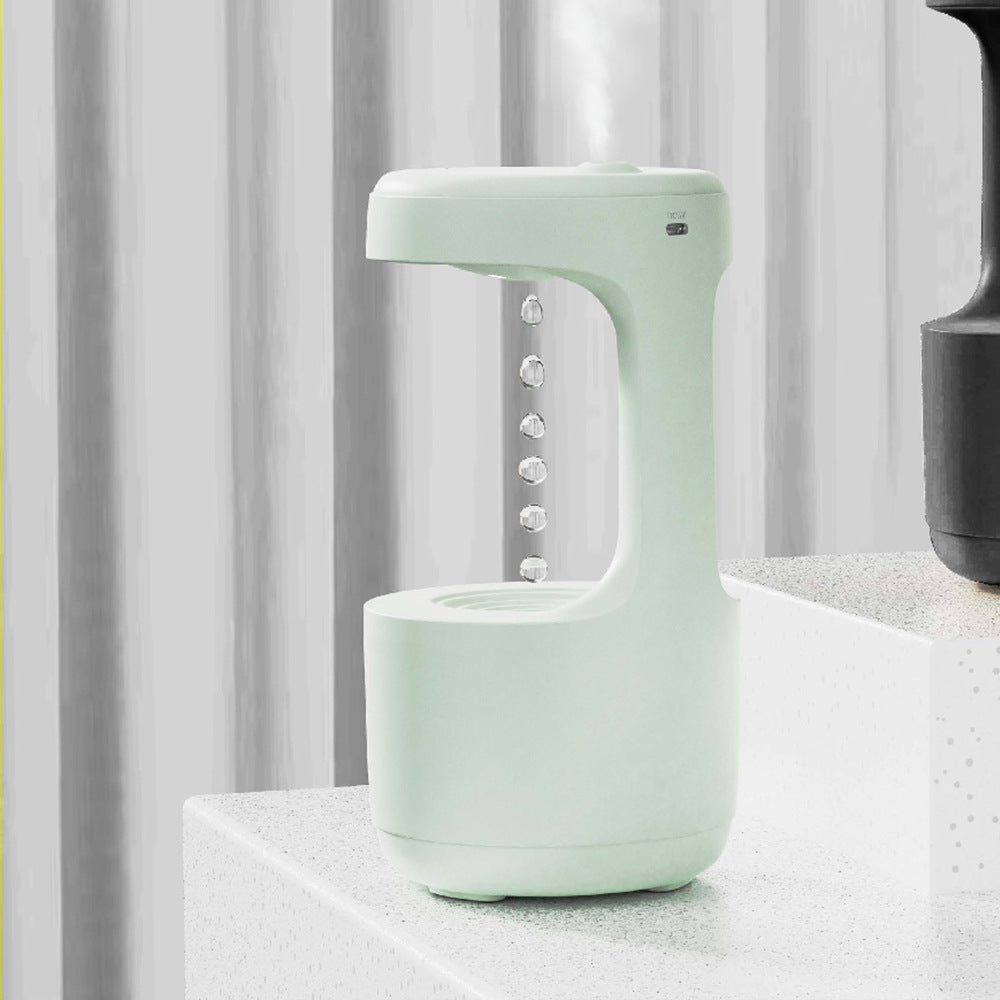 Anti-Gravity Aroma Humidifier with Clock