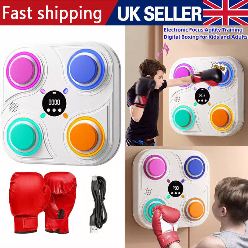 Smart Bluetooth Music Boxing Machine with LED