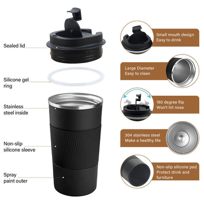 Coffee Travel Mug – Stainless Steel 510ml