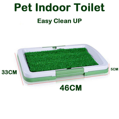 Pet Dog Toilet Mat – Indoor Potty Training Grass Tray