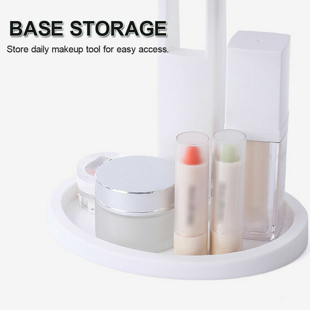 LED Folding Makeup Mirror with Magnification and Light