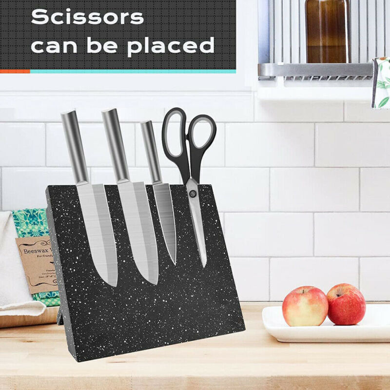 Magnetic Knife Holder Block – Kitchen Organiser