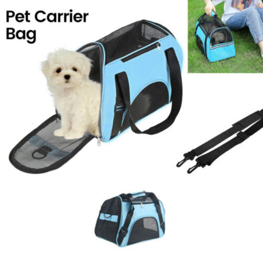 Pet Carrier Bag – Foldable Travel Box for Cats & Small Dogs