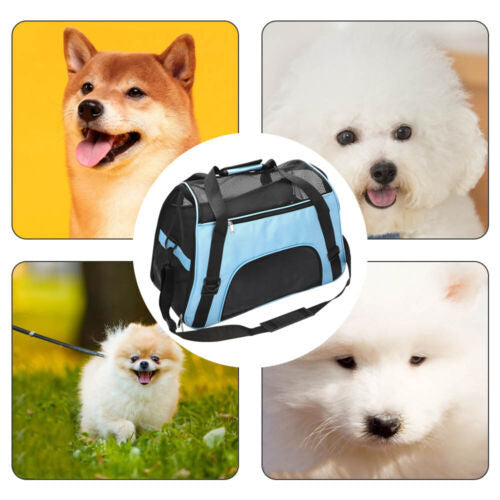 Pet Carrier Bag – Foldable Travel Box for Cats & Small Dogs