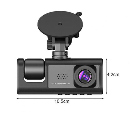 1080P Dual Lens Dash Cam – Front & Rear Camera with G-Sensor
