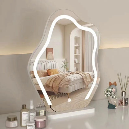 Large Cloud-Shaped LED Makeup Mirror