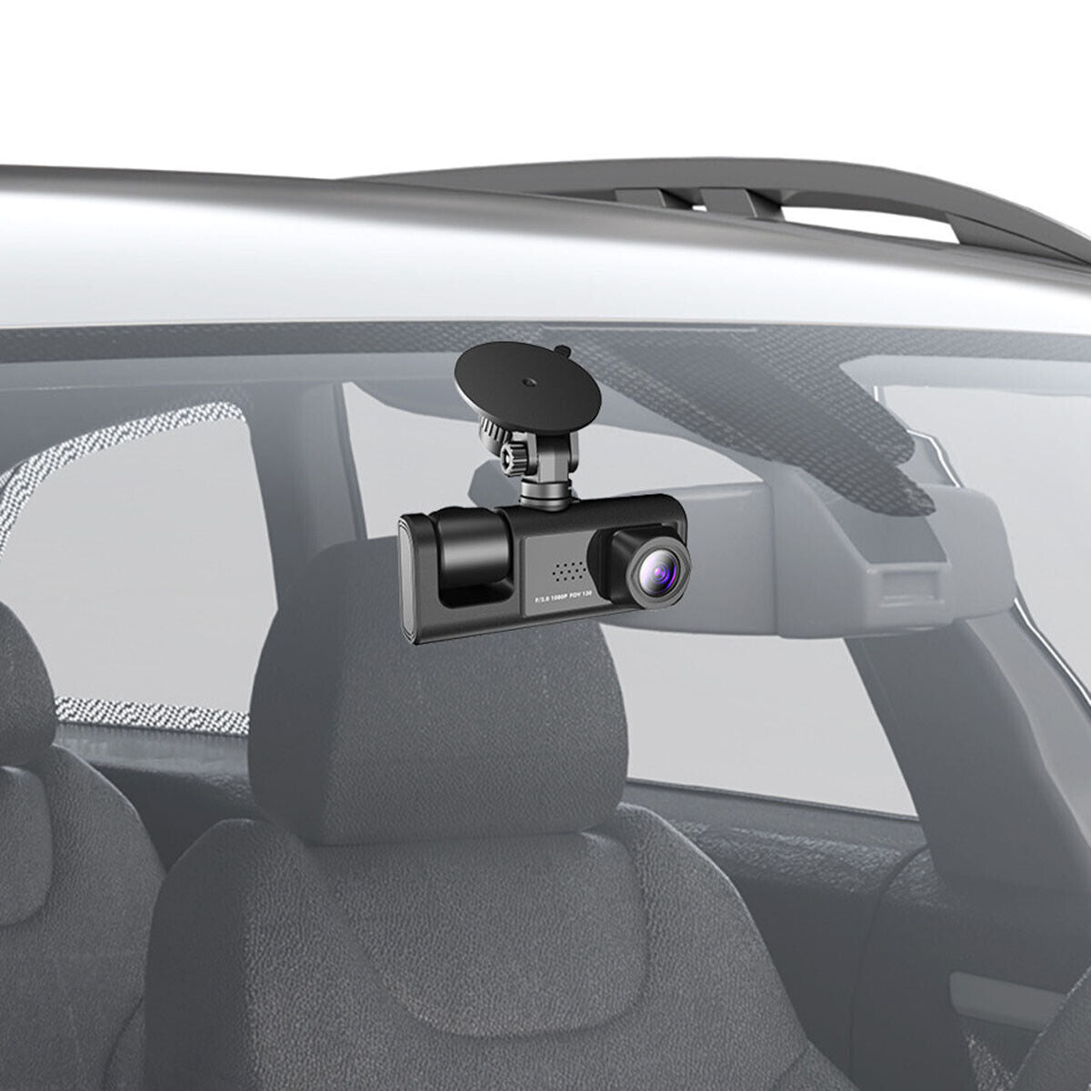 1080P Dual Lens Dash Cam – Front & Rear Camera with G-Sensor