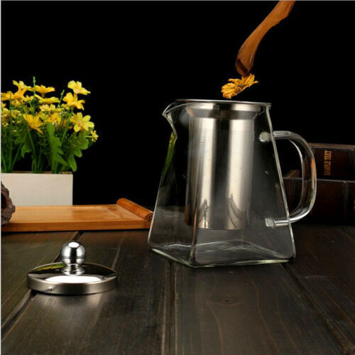 Clear Glass Teapot with Infuser – Heat Resistant