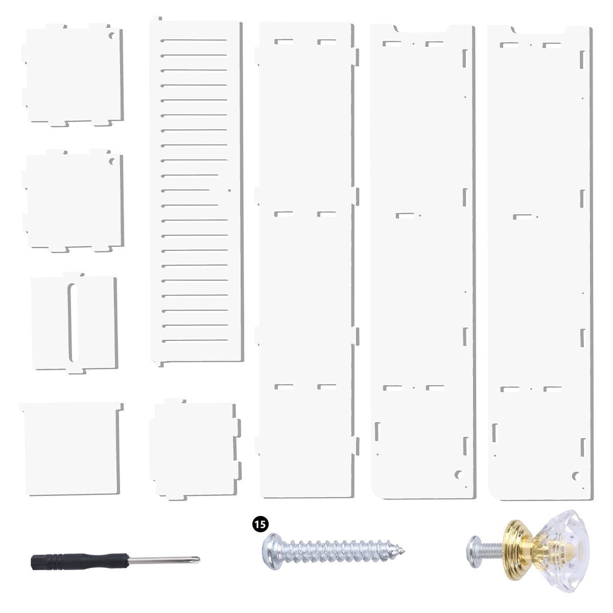 White Wooden Toilet Roll Holder – Bathroom Storage Cabinet