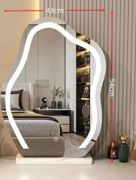 Large Cloud-Shaped LED Makeup Mirror