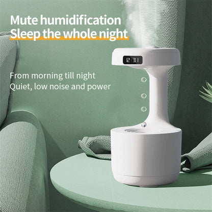 Anti-Gravity Aroma Humidifier with Clock