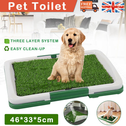 Pet Dog Toilet Mat – Indoor Potty Training Grass Tray