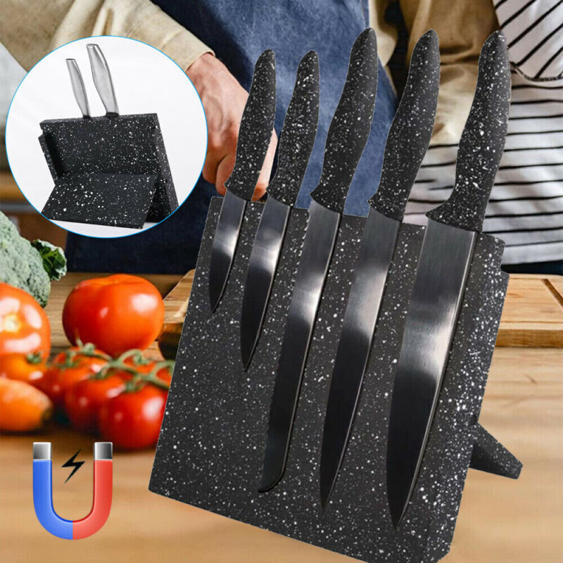 Magnetic Knife Holder Block – Kitchen Organiser