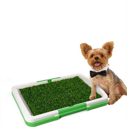 Pet Dog Toilet Mat – Indoor Potty Training Grass Tray
