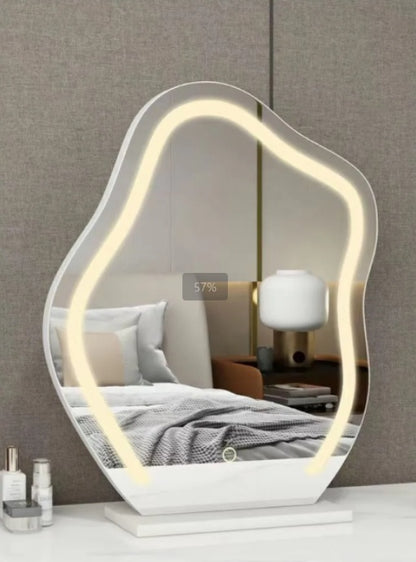 Large Cloud-Shaped LED Makeup Mirror