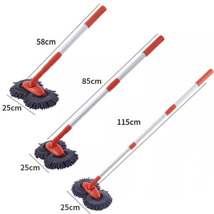 Microfiber telescopic mop for car cleaning
