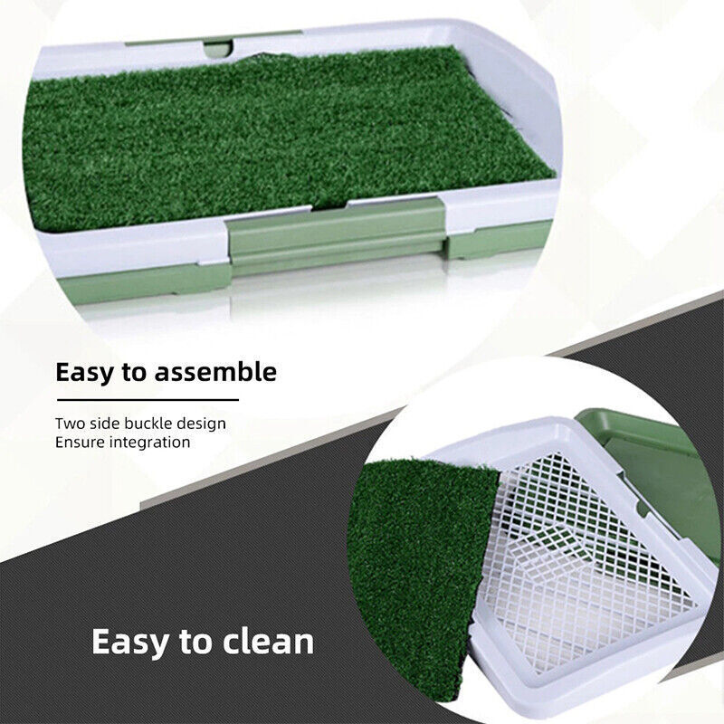 Pet Dog Toilet Mat – Indoor Potty Training Grass Tray