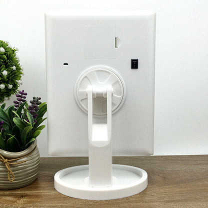 LED Folding Makeup Mirror with Magnification and Light