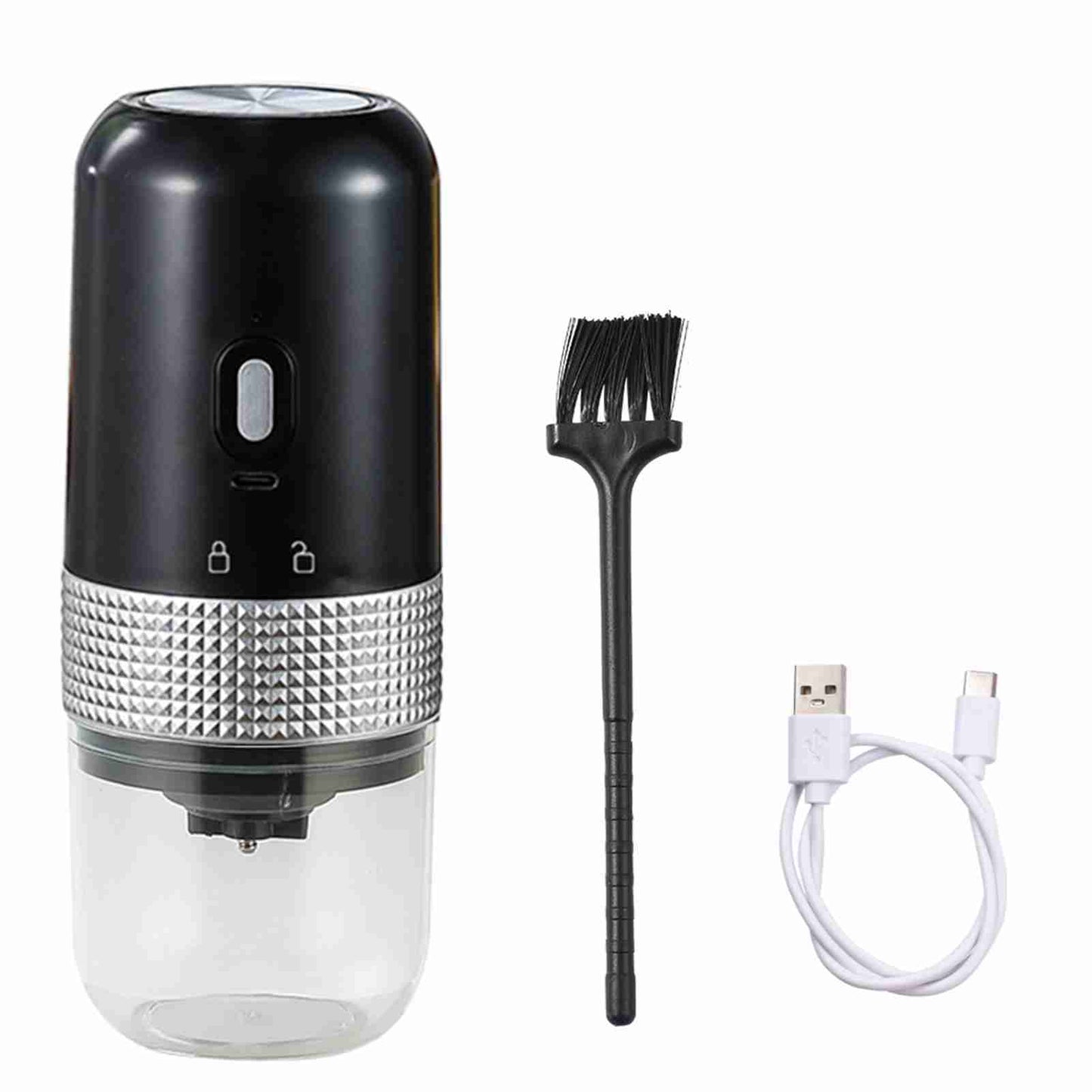 Electric Coffee Grinder – USB Rechargeable, Adjustable