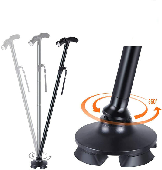 LED Folding Walking Stick – Adjustable